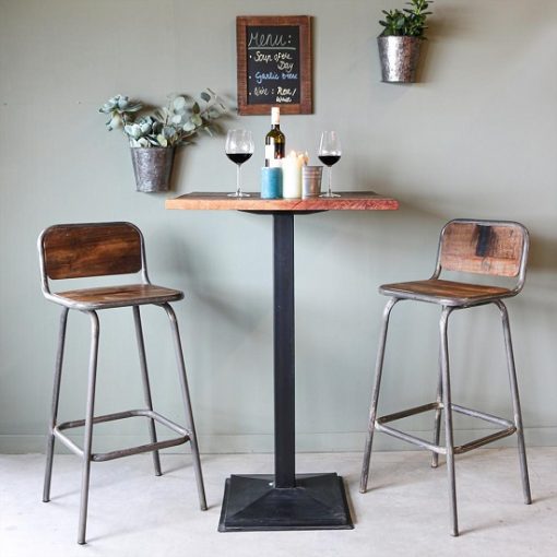 Stoere industriele barkruk keuken