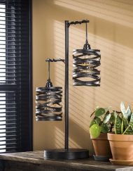 Tafellamp design vintage zwart