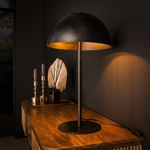 Tafellamp metalen kap vintage