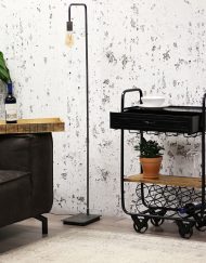Trolley industrieel zwart wijn