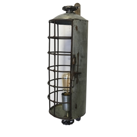 Somatische cel vernieuwen Doorbraak Industriele wandlamp stoer - Blockdesign