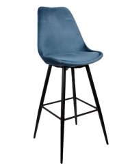 Barkrukken hoog velvet luxe stof