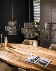 Eettafel lamp industrieel metaal