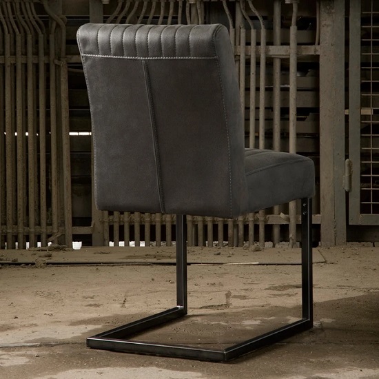 Eetkamerstoelen industrieel achterkant