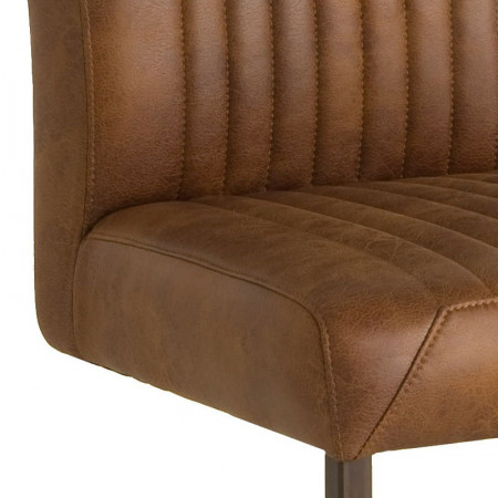 Eetkamerstoelen industrieel met slede frame - Afbeelding 6