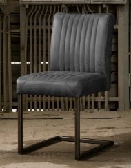 Eetkamerstoelen industrieelantraciet