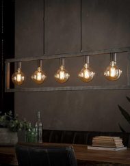 Hanglamp woonkamer rechthoek industrieel