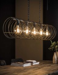 Hanglamp woonkamer zwart stoer