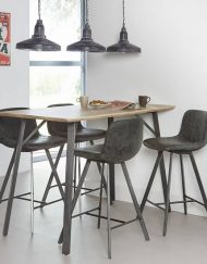 Bartafel rechthoekig hout of beton