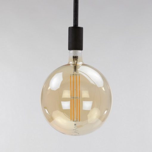 Bolvormige lichtbron Ø 20 cm amber