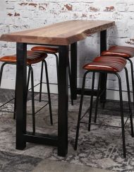 Hoge bartafel acacia boomstam