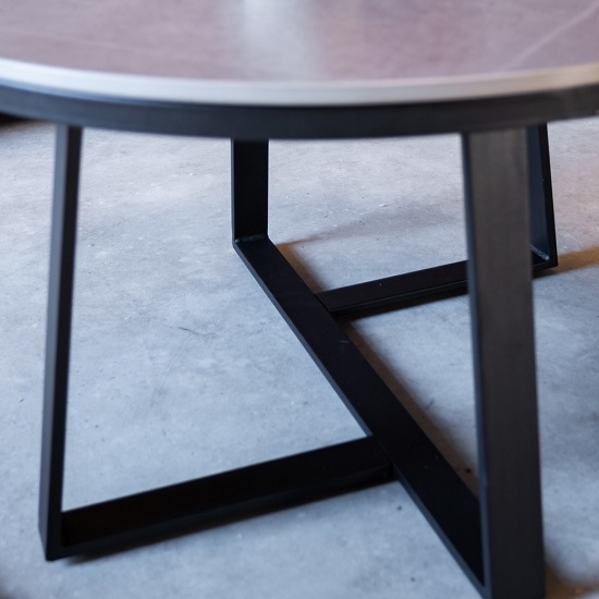 Salontafel industrieel interieur marmeren