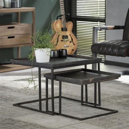 Vierkante salontafel set 2
