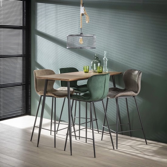 Velvet barkrukken keuken