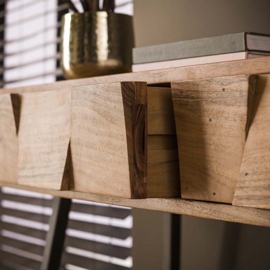 Sidetable acacia hout kaptafel