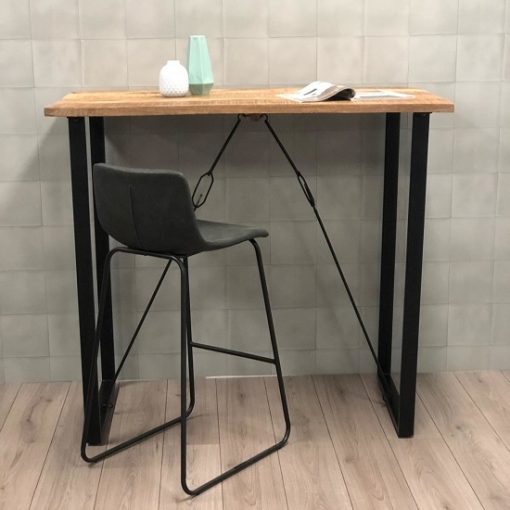 Bartafel hout industrieel hoog keuken