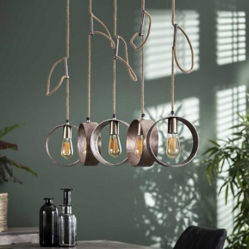 Hanglamp industrieel design ringen