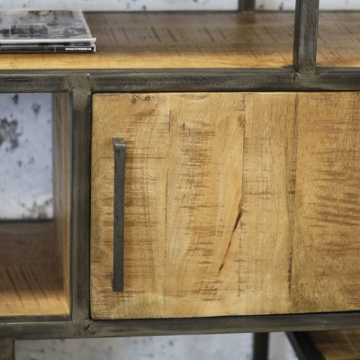 Kast opbergruimte industrieel look - Afbeelding 3