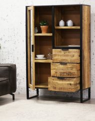 Wandkast opbergruimte industrieel