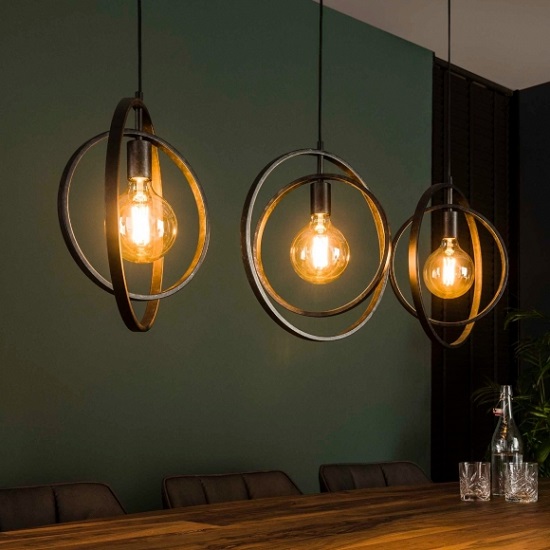 Industrieel hanglamp sfeervol