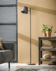 Metalen verstelbare industriële vloerlamp