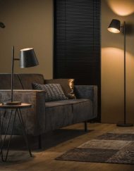 Metalen verstelbare sfeer vloerlamp