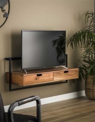 Tv-meubel twee laden industrieel