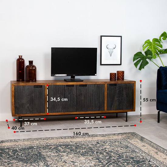 Industriëlen dressoir opbergruimte