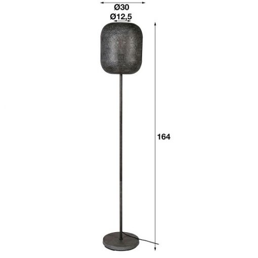 Vloerlamp woonkamer kap
