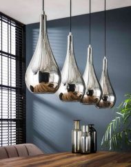 Industrieel hanglamp glas