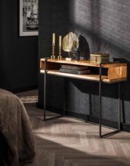 Sidetable zwart frame industrieel