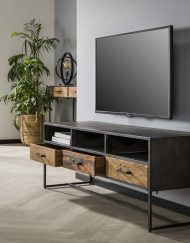 Tv meubel industrieel grijs