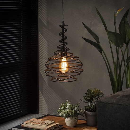 Hanglamp zwart - Blockdesign