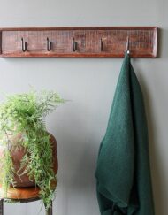 Industrieel kapstok hout