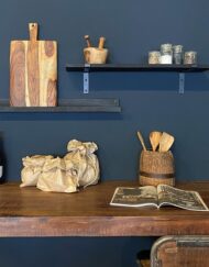 Wandplank industrieel hout