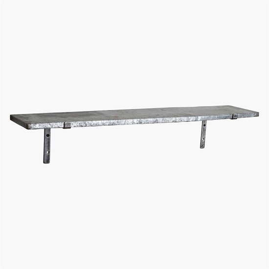 Wandplank industrieel zinken