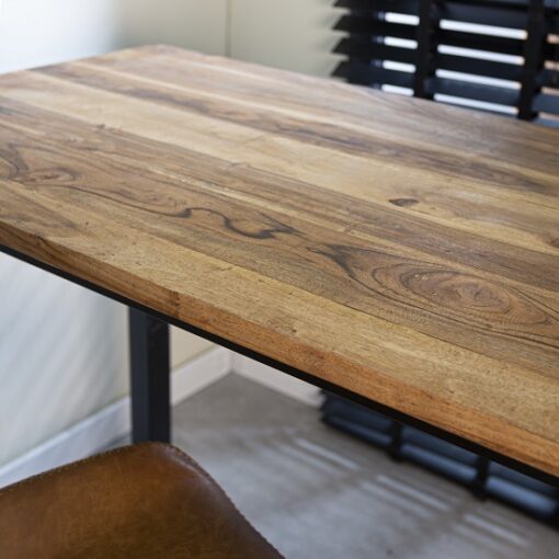 Bartafel industrieel mangohout stoer