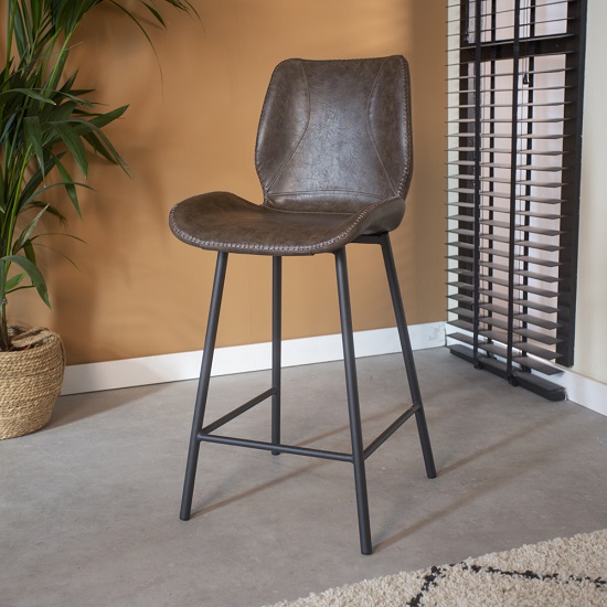 Barkruk-keuken-bruin-industrieel