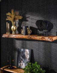 Houten wandplank zwevend 150 cm