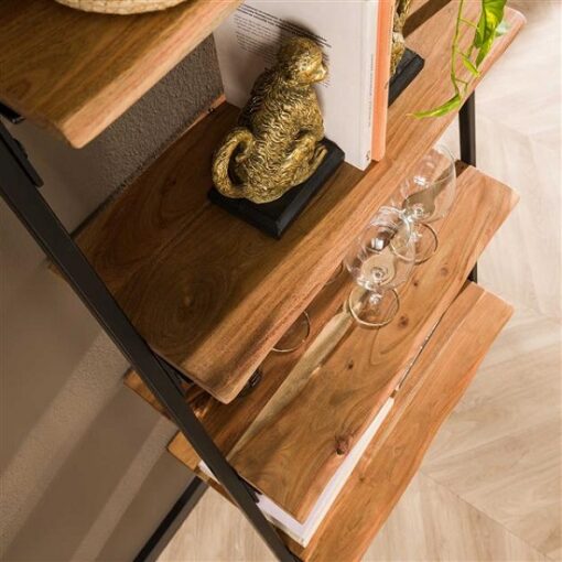 Wandrek hout metaal
