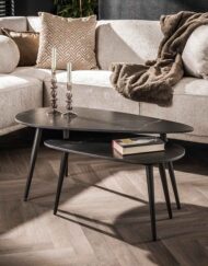 Salontafel keramiek zwart