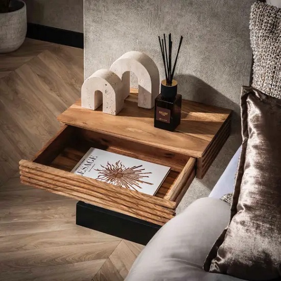 Nachtkastje zwevend wave