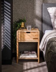 Nachtkastje teakhout design