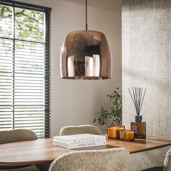 Hanglamp glas design bol