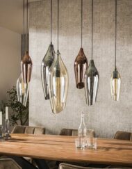 glazen hanglamp design