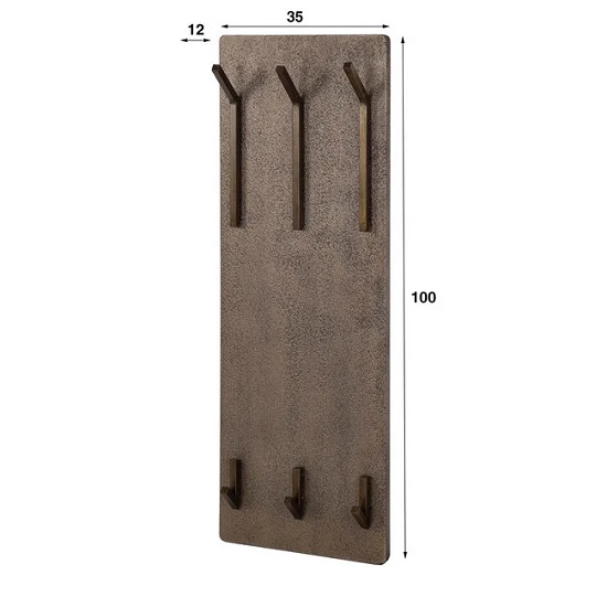 Kapstok wand design hoog