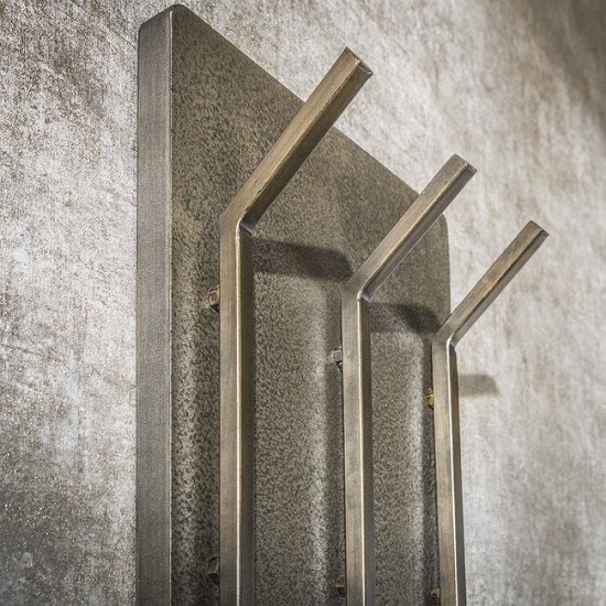 Kapstok wand design metaal