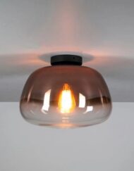 Plafondlamp glazen bol